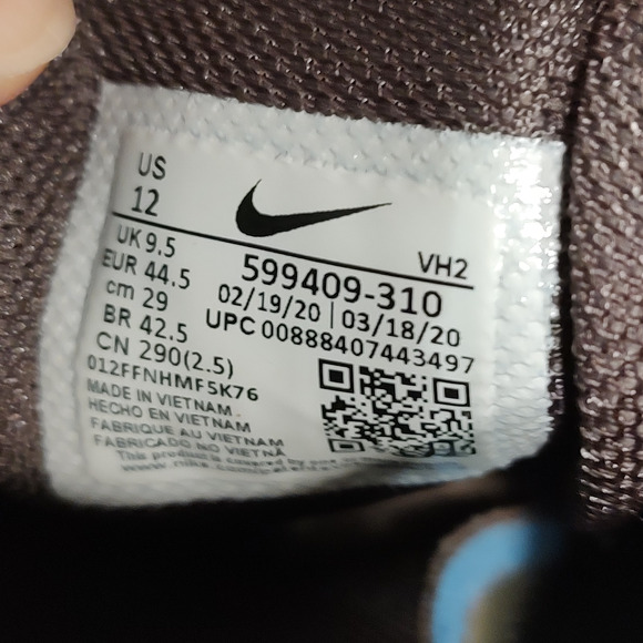 Nike Air Max Tavas Shoes US Womens Size 12 599409-310 Olive Green main image 11